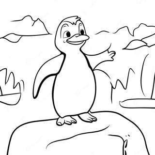 Pagina Para Colorir Do Tacky O Pinguim Em Um Iceberg 72745-57589