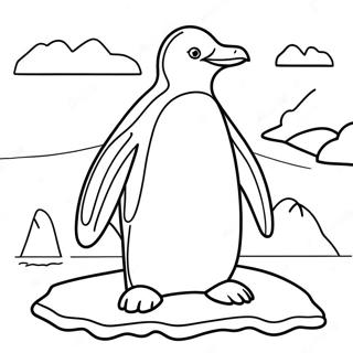 Pagina Para Colorir Do Tacky O Pinguim Em Um Iceberg 72745-57591