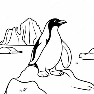 Pagina Para Colorir Do Tacky O Pinguim Em Um Iceberg 72745-57592