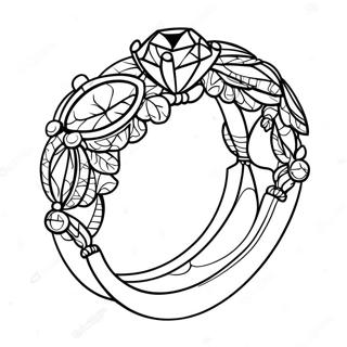 Pagina Para Colorir De Anel De Casamento De Diamante 72865-57690