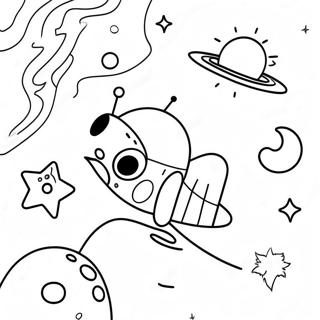 Pagina Para Colorir Da Aventura Espacial De Conectar Os Pontos 73035-57836