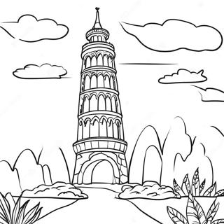 Pagina Para Colorir Da Torre 73194-57954