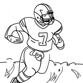 Pagina Para Colorir Do Ezekiel Elliott Correndo Com A Bola 74015-58615