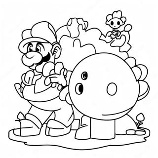 Pagina Para Colorir Do Super Mario 3d World 7560-6007