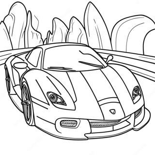 Supercarro Páginas Para Colorir