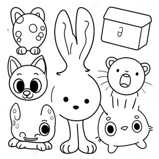 Pagina Para Colorir Animais Coloridos 831-664