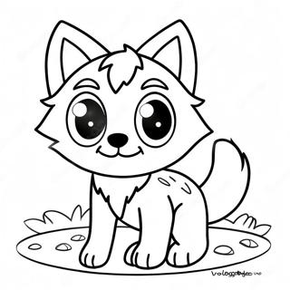 Pagina Para Colorir De Lobo Chibi Brincalhao 9661-7766