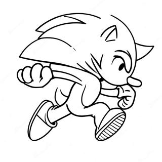 Pagina Para Colorir Do Sonic The Hedgehog Correndo Rapido 9741-7842