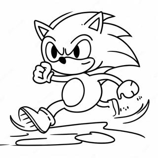 Pagina Para Colorir Do Sonic The Hedgehog Correndo Rapido 9741-7843