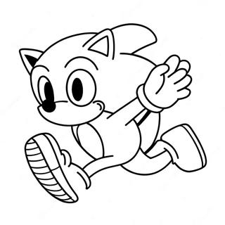 Pagina Para Colorir Do Sonic The Hedgehog Correndo Rapido 9741-7844