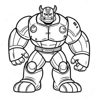 Hulk Buster Páginas Para Colorir